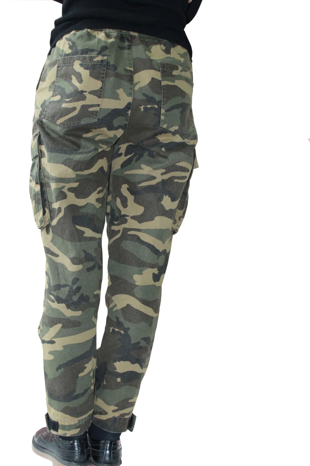 Girls Outdoor Cargo Camo Women Ladies Pants Trousers