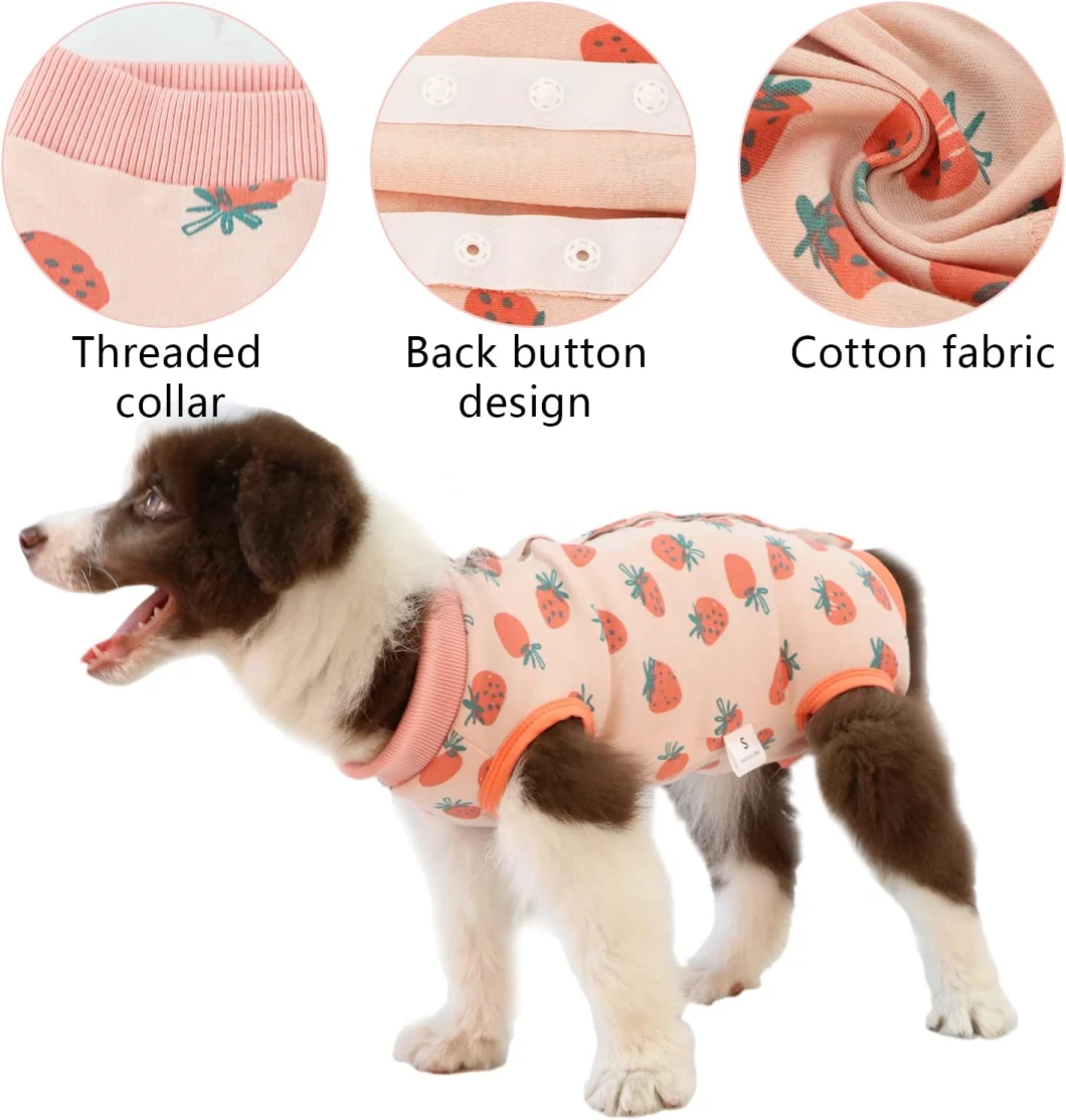 Dog Recovery Suit After Surgery, Wound Protector Spay Recovery Suit for Female/Male Dog, Anti-Licking Puppy Recovery Shirts