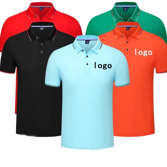Camisa polo de alta qualidade com logotipo personalizado para homens e mulheres