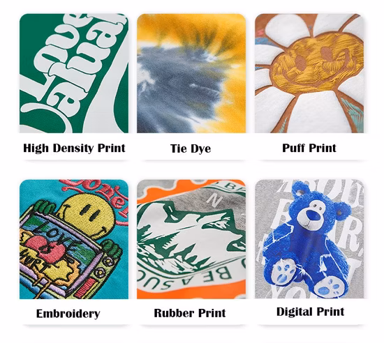 260g 100 Algodão Atacado Branco de Alta Qualidade Personalizado Essencial DTG Personalizado em Branco Simples Unissex Camiseta Oversized Ombro Caído Camiseta Masculina Impressão